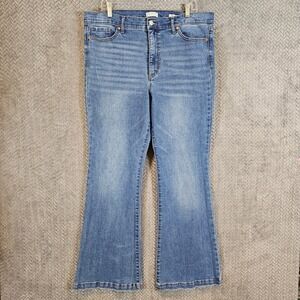Sofia Jeans by Sofia Vergara Melisa Flare Blue Medium Wash High Rise Jeans 18S